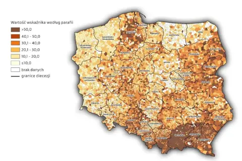 Ile w Polsce jest katolików? Zaskakujące zmiany w liczbach i trendach