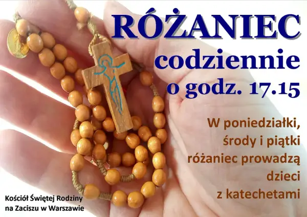 O której jest różaniec w kościele? Sprawdź godziny modlitwy w parafii